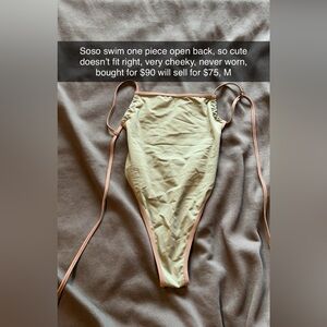 Soso bandeu top one piece